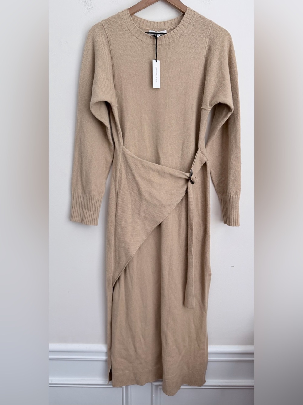 Banana Republic Wool blend Sweater Dress long sleeve S NWT - Picture 2 of 7